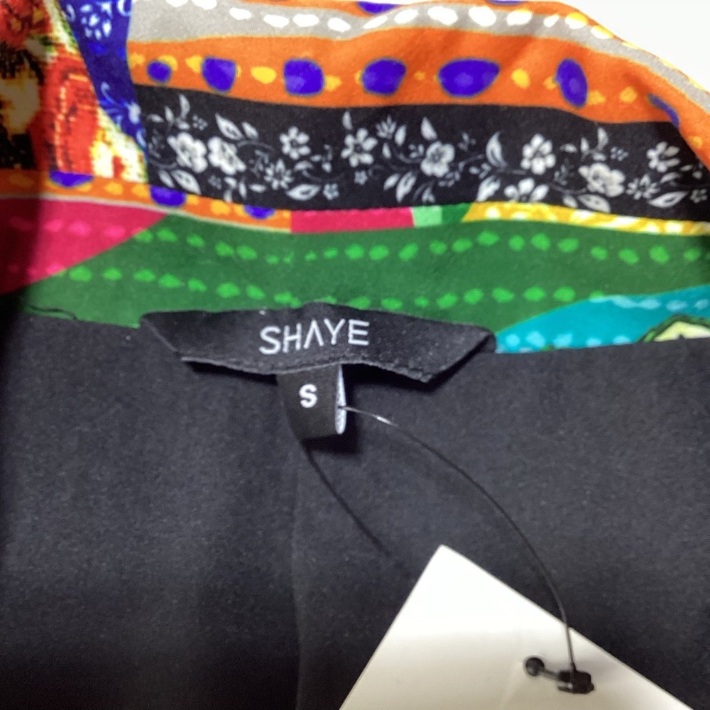 Women's Colorful Patchwork Blazer - Picture 6 of 11